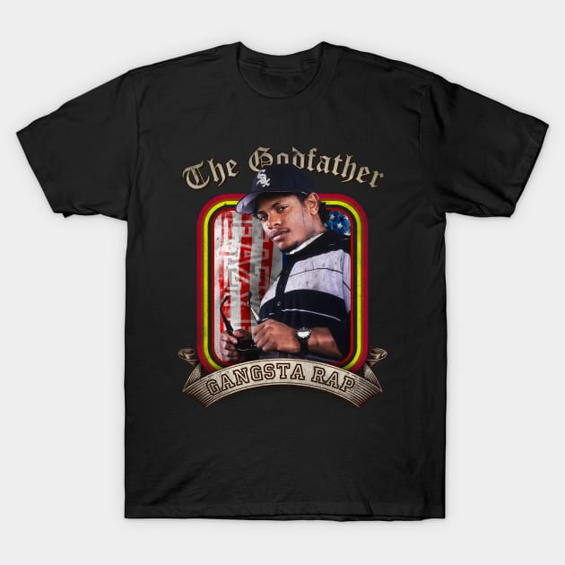 The Godfather of Gangsta Rap T-Shirt by Fashion Sitejob